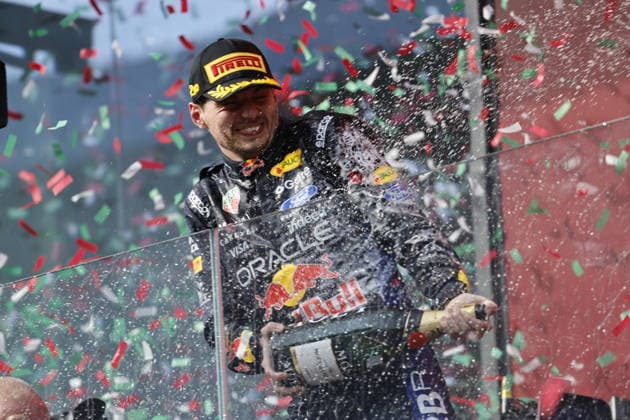 2026 Formula 1 Hungarian Grand Prix MOGYOROD, HUNGARY - JULY 26: Max Verstappen celebrates after the 2026 Formula 1 Hungarian Grand Prix at the Hungaroring in Mogyorod, Hungary, on July 26, 2026. Arpad Kurucz Anadolu Budapest Hungary. Editorial use only. Please get in touch for any other usage.  Copyright: x2026xAnadoluxArpadxKuruczx