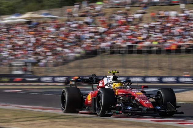 Foto IPP Enrico Schiavi Budapest 26-07-2026 Formula 1 - F1 Gran Premio di Ungheria 2026 Gara nella foto: Lewis Hamilton - Scuderia Ferrari HP Budapest italy UNGHERIA ITALY  Copyright: xR4924_italyphotopressx
