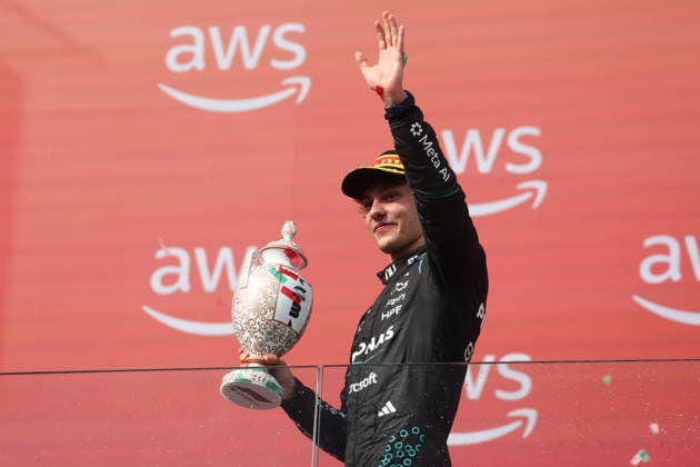 F1 Hungarian Grand Prix 2026 Andrea Kimi Antonelli of Mercedes on the podium after the Formula 1 Hungarian Grand Prix at Hungaroring in Budapest, Hungary on July 26, 2026. Budapest Hungary  Copyright: xJakubxPorzyckix originalFilename:porzycki-f1hungar260726_np1DV.jpg