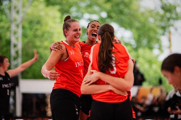 Die Finals 2026 - 3x3 Basketball, 26.07.2026 Die SVD 49 Dortmund sind deutscher Meister im 3x3 Basketball Finale der Damen gegen Wedel; Die Finals 2026 - 3x3 Basketball am 26.07.2026 am neuen Rathaus, Hannover *** The 2026 3x3 Basketball Finals, July 26, 2026: SVD 49 Dortmund are the German champions in the women’s 3x3 basketball final against Wedel. The 2026 3x3 Basketball Finals took place on July 26, 2026, at the New City Hall in Hanover. Copyright: xBEAUTIFULxSPORTS Tonhäuserx