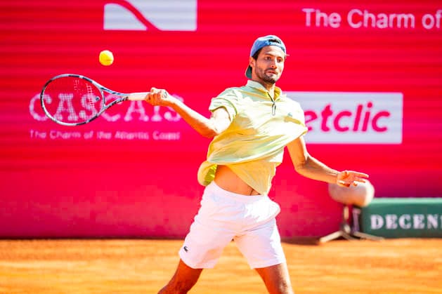July 26, 2026, Cascais, Lisbon, Portugal: Titouan Droguet during the doubles final of the Millennium Estoril Open at the Estoril Tennis Club on july 26, 2026 in Estoril, Cascais, Portugal. Tennis 2026: Millennium Estoril Open - Titouan Droguet Kyrian Jacquet 2 Vs 1 Orlando Luz Rafael Matos  - ZUMAr200 20260726_zsp_r200_026 Copyright: xNunoxReisinhox