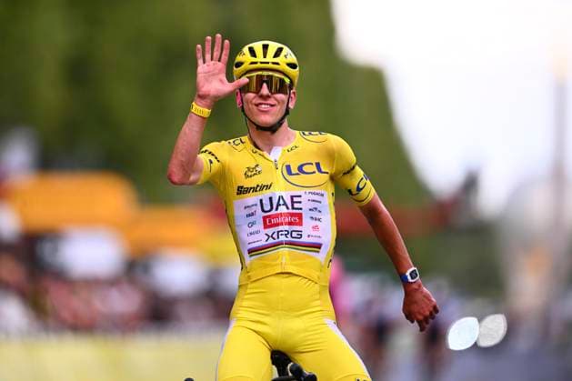Tour de France 2026 Stage 21 PARIS CHAMPS-ELYSEES, FRANCE - JULY 26 : Pogacar Tadej (SLO) of UAE Team Emirates - XRG during stage 21 of the 113rd edition of Tour de France an UCI World Tour 2.UWT cycling road race stage for Men Elite of 130 km with start in Thoiry and finish in Paris Champs-Elysees on July 26, 2026 in Paris Champs-Elysees, France, 26 07 2026 Paris Champs-Elysees France  Copyright: xGvgx