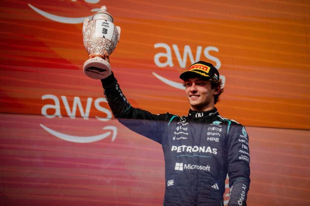 July 26, 2026, Mogyorod, Pest, Hungary: World Championship, WM, Weltmeisterschaft Leader Andrea Kimi Antonelli(mercedes amg petronas F1 team) finished third at F1 Louis Vuitton Hungary Grand prix after a great recovery from 7th position at Hungaroring(Mogyorod,Pest,Hungary) on Sunday,July,26,2026 Mogyorod Hungary - ZUMAp257 20260726_zip_p257_037 Copyright: xCristopherxPonsox