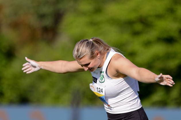 Bialystok 26.07.2026 LEKKOATLETYKA 102. PZLA MISTRZOSTWA POLSKI SENIOROW LEKKOATLETYKA LEKKA ATLETYKA 102. ATHLETICS POLISH NATIONAL OUTDOOR CHAMPIONSHIPS NZ DARIA ZABAWSKA RADOSC CELEBRATE HAPPINESS FOT. MACIEJ GILEWSKI 058SPORT.PL NEWSPIX.PL --- newspix.pl 