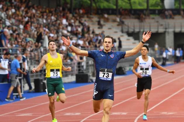 IPA87022157 - Edoardo SCOTTI (ITA) in action during the 2026 Italian National Track and Field Championships, held in Florence, Italy, on July 26, 2026  Copyright: xDavidexVaninetti IPAxSportx xx 87022157