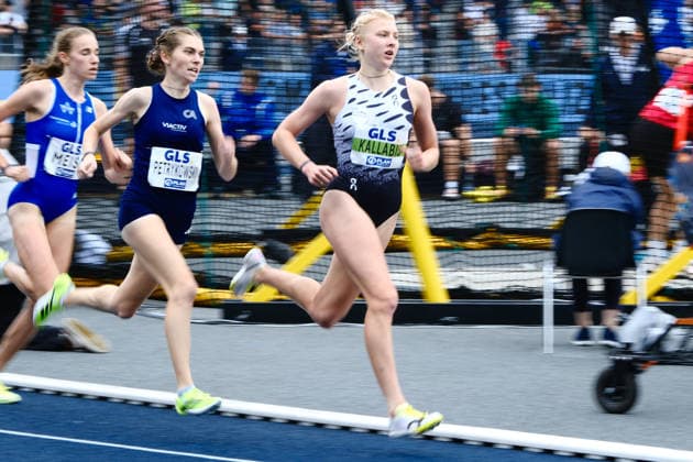 Deutsche Leichtathletik-Meisterschaften; Bochum-Wattenscheid, 26.07.2026 Jolanda Kallabis (1, FT 1844 Freiburg, Baden-Württemberg) deutsche Meisterin über 1500m; Deutsche Leichtathletik-Meisterschaften am 26.07.2026 im Lohrheidestadion in Bochum-Wattenscheid (Nordrhein-Westfalen). *** German Track and Field Championships, Bochum-Wattenscheid, July 26, 2026, Jolanda Kallabis 1, FT 1844 Freiburg, Baden-Württemberg, German champion in the 1,500 meters at the German Track and Field Championships on July 26, 2026, at Lohrheidestadion in Bochum-Wattenscheid, North Rhine-Westphalia Copyright: xBEAUTIFULxSPORTS Piepenstockx