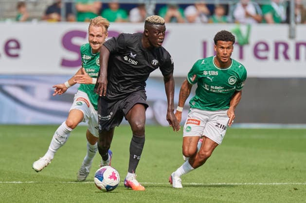 Brack Super League 2026 2027 FC St. Gallen 1879 vs. FC Zürich, St. Gallen, Schweiz St. Gallen, Schweiz, 26. Juli 2026. Philippe KÃ ny während des Brack Super League Spiels FC St. Gallen 1879 gegen FC Zürich in St. Gallen. *** Brack Super League 2026–2027: FC St. Gallen 1879 vs. FC Zurich, St. Gallen, Switzerland; St. Gallen, Switzerland, July 26, 2026; Philippe Kány during the Brack Super League match between FC St. Gallen 1879 and FC Zurich in St. Gallen