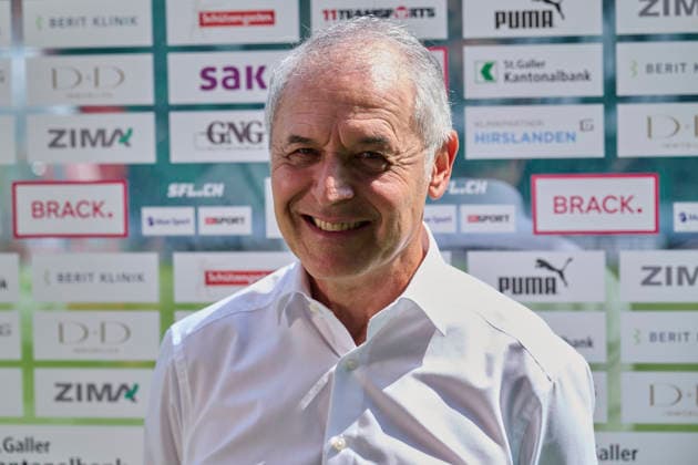 Brack Super League 2026 2027 FC St. Gallen 1879 vs. FC Zürich, St. Gallen, Schweiz St. Gallen, Schweiz, 26. Juli 2026. FC Zürich Trainer Marcel Koller während des Brack Super League Spiels FC St. Gallen 1879 gegen FC Zürich in St. Gallen. *** Brack Super League 2026–2027: FC St. Gallen 1879 vs. FC Zurich, St. Gallen, Switzerland St. Gallen, Switzerland, July 26, 2026 FC Zurich coach Marcel Koller during the Brack Super League match between FC St. Gallen 1879 and FC Zurich in St. Gallen