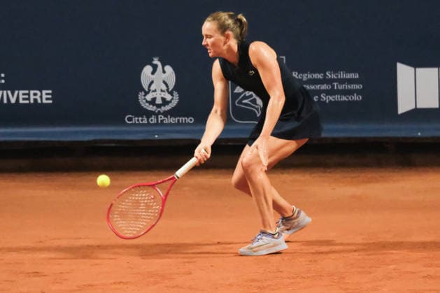 IPA87023059 - Palermo, Italy, July 2026. Country Time Club, women s singles final at the 2026 Palermo Ladies Open, a professional women s tennis tournament on the WTA, Tennis Damen 125 circuit. Pictured: Francesca Jones vs. Fiona Ferro  Copyright: xFedericoxSerra IPAxSportx xx 87023059