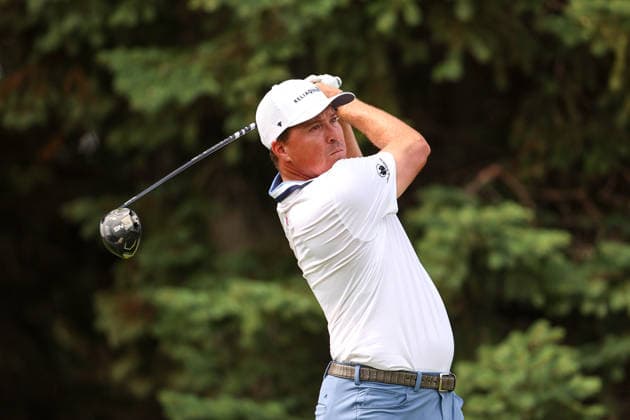 Kevin Roy of the United States hits his tee shot on the second tee during the final round of the 2026 3M Open at TPC Twin Cities on July 26, 2026 in Blaine, Minnesota. CSM Blaine USA - ZUMAc04_ 20260726_zma_c04_018 Copyright: xStevenxGarciax