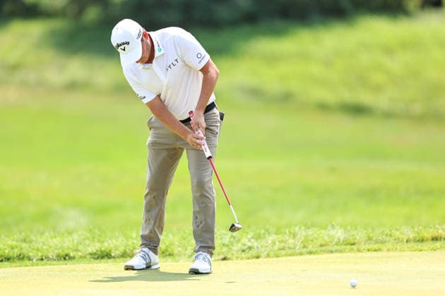 Emiliano Grillo of Argentina putts on the first green during the final round of the 2026 3M Open at TPC Twin Cities on July 26, 2026 in Blaine, Minnesota. CSM Golf 2026: PGA, Golf Herren 3M Open: Final Round  - ZUMAc04_ 20260726_zma_c04_028 Copyright: xStevenxGarciax
