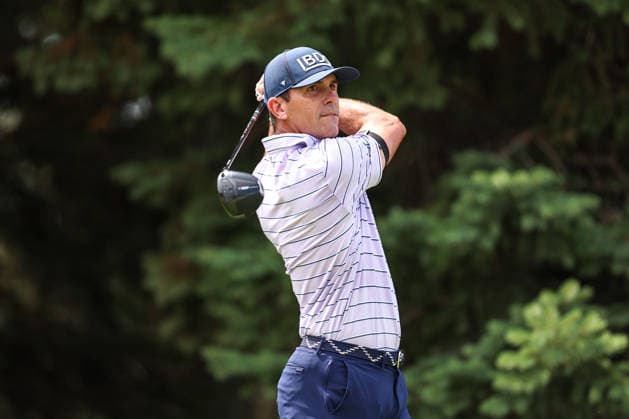 Billy Horschel of the United States hits his tee shot on the second tee during the final round of the 2026 3M Open at TPC Twin Cities on July 26, 2026 in Blaine, Minnesota. CSM Blaine USA - ZUMAc04_ 20260726_zma_c04_034 Copyright: xStevenxGarciax