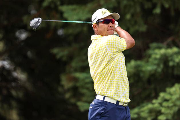 Golf 2026: PGA, Golf Herren 3M Open: Final Round Hideki Matsuyama of Japan hits his tee shot on the second tee during the final round of the 2026 3M Open at TPC Twin Cities on July 26, 2026 in Blaine, Minnesota. Steven Garcia CSM (Credit Image: Â Steven Garcia Cal Media) Blaine Minnesota USA EDITORIAL USE ONLY Copyright: xx ZUMA-20260726_zma_c04_013.jpg StevenxGarciax csmphotothree506300
