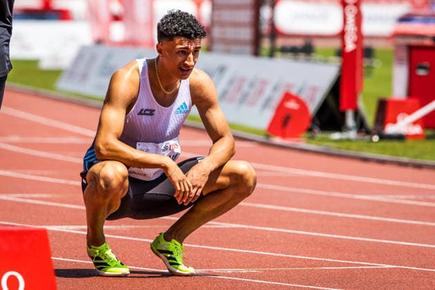 Swiss Athletics Championships, 26.07.2026 ZURICH, SWITZERLAND - JULY 26: Ricky Petrucciani (LC Zuerich) at the Swiss Athletics Championships on July 26, 2026 in Zurich, Switzerland. *** Swiss Athletics Championships, July 26, 2026, Zurich, Switzerland. Ricky Petrucciani of LC Zurich at the Swiss Athletics Championships on July 26, 2026, in Zurich, Switzerland Copyright: xBEAUTIFULxSPORTS UlfxSchillerx