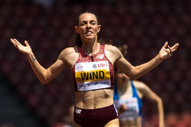 Swiss Athletics Championships, 26.07.2026 ZURICH, SWITZERLAND - JULY 26: Joceline Wind (Biel Bienne Athletics) wins the womens 1500 m at the Swiss Athletics Championships on July 26, 2026 in Zurich, Switzerland. *** Swiss Athletics Championships, July 26, 2026, Zurich, Switzerland JULY 26 Joceline Wind of Biel Bienne Athletics wins the women s 1500 m at the Swiss Athletics Championships on July 26, 2026, in Zurich, Switzerland Copyright: xBEAUTIFULxSPORTS UlfxSchillerx