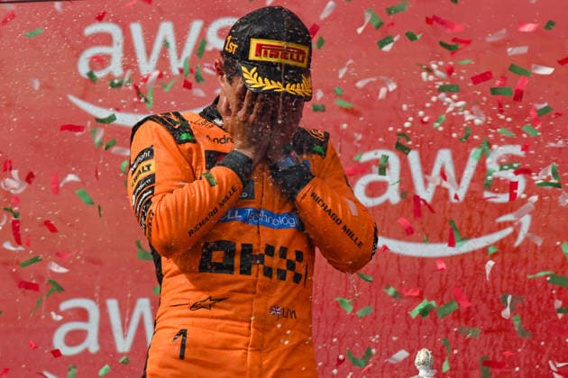 Formula 1 AWS Hungarian Grand Prix 2026 - Race Day Lando Norris of the McLaren Formula 1 Team during Race Day at the Hungaroring in Hungary. Budapest Pest Hungary  Copyright: xAhmadxAlShehabx originalFilename:alshehab-formula1260726_npV6R.jpg