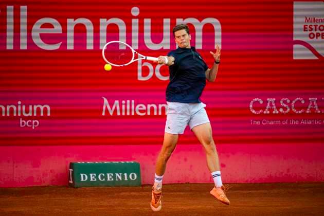July 26, 2026, Cascais, Lisbon, Portugal: Alexander Blockx during the final of the Millennium Estoril Open at the Estoril Tennis Club on july 26, 2026 in Estoril, Cascais, Portugal. Tennis 2026: Millennium Estoril Open - Luca Van Assche 2 Vs 1 Alexander Blockx  - ZUMAr200 20260726_zsp_r200_077 Copyright: xNunoxReisinhox
