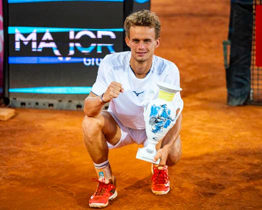 July 26, 2026, Cascais, Lisbon, Portugal: Luca Van Assche after winning the final of the Millennium Estoril Open at the Estoril Tennis Club on july 26, 2026 in Estoril, Cascais, Portugal. Cascais Portugal - ZUMAr200 20260726_zsp_r200_070 Copyright: xNunoxReisinhox