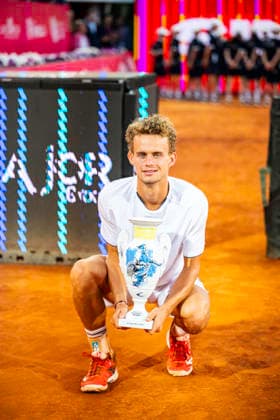 July 26, 2026, Cascais, Lisbon, Portugal: Luca Van Assche after winning the final of the Millennium Estoril Open at the Estoril Tennis Club on july 26, 2026 in Estoril, Cascais, Portugal. Cascais Portugal - ZUMAr200 20260726_zsp_r200_068 Copyright: xNunoxReisinhox