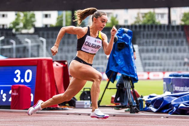 Swiss Athletics Championships, 26.07.2026 ZURICH, SWITZERLAND - JULY 26: Iris Caligiuri (Stade Geneve) at the Swiss Athletics Championships on July 26, 2026 in Zurich, Switzerland. *** Swiss Athletics Championships, July 26, 2026, Zurich, Switzerland Iris Caligiuri at Stade Genève during the Swiss Athletics Championships on July 26, 2026, in Zurich, Switzerland Copyright: xBEAUTIFULxSPORTS UlfxSchillerx