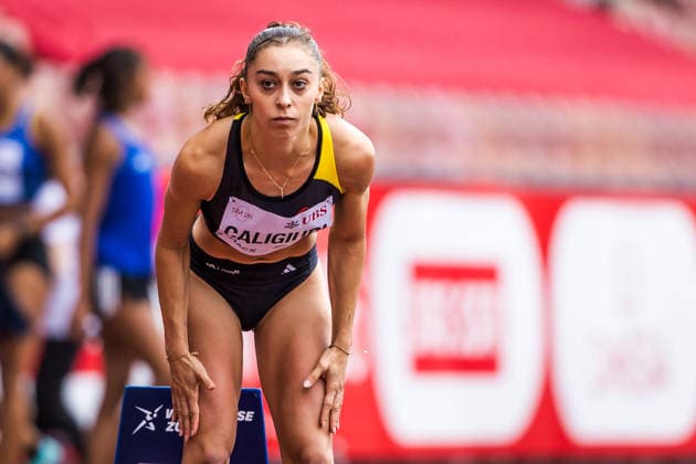 Swiss Athletics Championships, 26.07.2026 ZURICH, SWITZERLAND - JULY 26: Iris Caligiuri (Stade Geneve) at the Swiss Athletics Championships on July 26, 2026 in Zurich, Switzerland. *** Swiss Athletics Championships, July 26, 2026, Zurich, Switzerland Iris Caligiuri at Stade Genève during the Swiss Athletics Championships on July 26, 2026, in Zurich, Switzerland Copyright: xBEAUTIFULxSPORTS UlfxSchillerx