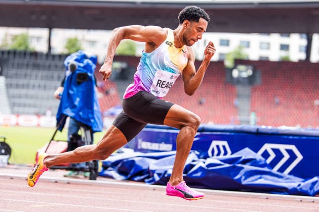 Swiss Athletics Championships, 26.07.2026 ZURICH, SWITZERLAND - JULY 26: William Jeff Reais (LC Zuerich) competes in the mens 200 m at the Swiss Athletics Championships on July 26, 2026 in Zurich, Switzerland. *** Swiss Athletics Championships, July 26, 2026, Zurich, Switzerland William Jeff Reais of LC Zurich competes in the men s 200-meter race at the Swiss Athletics Championships on July 26, 2026, in Zurich, Switzerland Copyright: xBEAUTIFULxSPORTS UlfxSchillerx