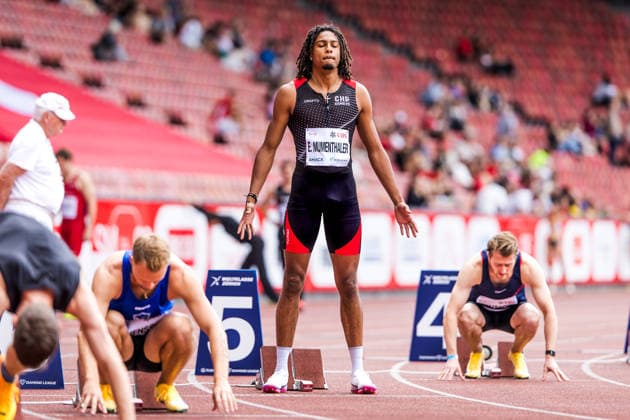 Swiss Athletics Championships, 26.07.2026 ZURICH, SWITZERLAND - JULY 26: Emile Mumenthaler (CHP Geneve) in the mens 200 m at the Swiss Athletics Championships on July 26, 2026 in Zurich, Switzerland. *** Swiss Athletics Championships, July 26, 2026, ZURICH, SWITZERLAND Emile Mumenthaler of CHP Geneva in the men s 200 m at the Swiss Athletics Championships on July 26, 2026, in Zurich, Switzerland Copyright: xBEAUTIFULxSPORTS UlfxSchillerx