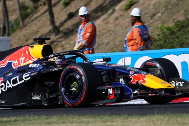 F1 Grand Prix Of Hungary 2026 Max Verstappen of the Netherlands driving the F1 race car No 3, the Red Bull RB22 for the Oracle Red Bull Racing team, on track during the Hungarian F1 Grand Prix at the Hungaroring racetrack circuit near Budapest. Mogyorod, Hungary on July 26, 2026. Budapest Hungary  Copyright: xNicolasxEconomoux originalFilename:oikonomou-notitle260726_npSPP.jpg