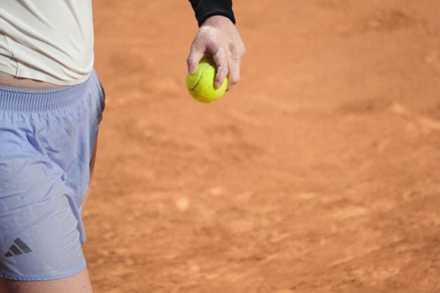 IPA87027473 - Palermo, Italy, July 2026. Country Time Club, women s singles final at the 2026 Palermo Ladies Open, a professional women s tennis tournament on the WTA, Tennis Damen 125 circuit. In the photo: Francesca Jones hands  Copyright: xFedericoxSerra IPAxSportx xx 87027473