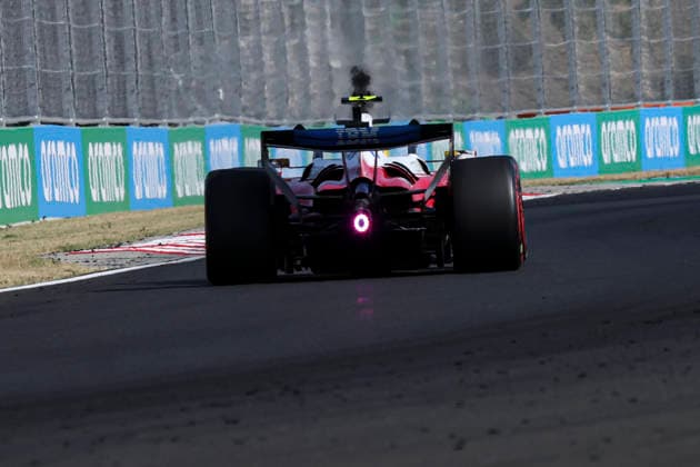 F1 Grand Prix Of Hungary 2026 Rear view of the car of Lewis Hamilton of the United Kingdom driving the F1 race car No 44, the Ferrari SF-26 for the Scuderia Ferrari HP team, on track during the Hungarian F1 Grand Prix at the Hungaroring racetrack circuit near Budapest. Mogyorod, Hungary on July 26, 2026. Budapest Hungary  Copyright: xNicolasxEconomoux originalFilename:oikonomou-notitle260726_npvMA.jpg