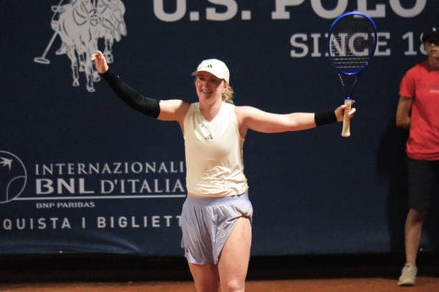 IPA87027540 - Palermo, Italy, July 2026. Country Time Club, women s singles final at the 2026 Palermo Ladies Open, a professional women s tennis tournament on the WTA, Tennis Damen 125 circuit. Pictured: Francesca Jones vs. Fiona Ferro  Copyright: xFedericoxSerra IPAxSportx xx 87027540