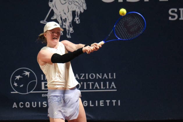 IPA87027550 - Palermo, Italy, July 2026. Country Time Club, women’s singles final at the 2026 Palermo Ladies Open, a professional women’s tennis tournament on the WTA, Tennis Damen 125 circuit. Pictured: Francesca Jones on match point  Copyright: xFedericoxSerra IPAxSportx xx 87027550