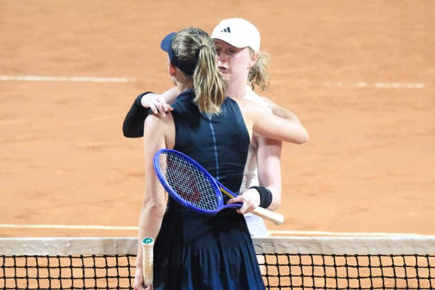 IPA87027555 - Palermo, Italy, July 2026. Country Time Club, women s singles final at the 2026 Palermo Ladies Open, a professional women s tennis tournament on the WTA, Tennis Damen 125 circuit. Pictured: Francesca Jones vs. Fiona Ferro  Copyright: xFedericoxSerra IPAxSportx xx 87027555