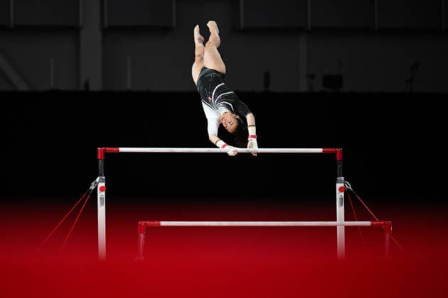 COM26 ARTISTIC GYMNASTICS, Courtney McGregor of New Zealand competes in the Artistic Gymnastics Women™s All-Around Final during the Glasgow 2026 Commonwealth Games at the Glasgow International Arena in Glasgow, Scotland, Sunday, July 26, 2026. ( NO ARCHIVING, EDITORIAL USE ONLY Glasgow Scotland United Kingdom  Copyright: xLUKASxCOCHx 20260727155784374998