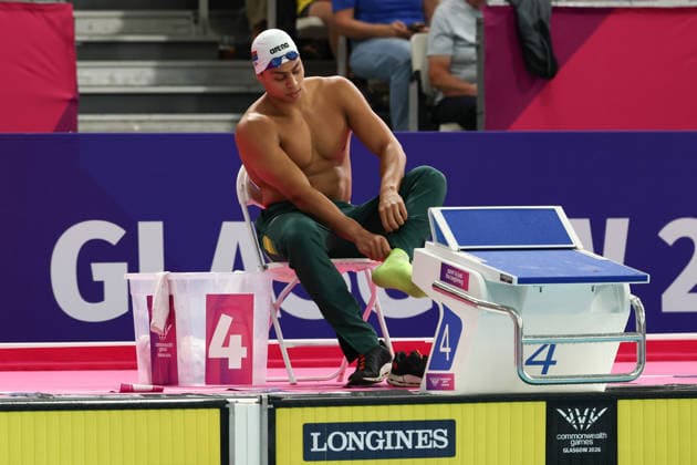 July 26, 2026, Glasgow, Scotland, Great Britain: MICHAEL HOULIE of South Africa in the Swimming Men s 50m Breaststroke Semi Final of the Commonwealth Games Glasgow 2026 at the Tollcross International Swimming Centre in Glasgow, Scotland. Glasgow Great Britain - ZUMAc179 20260726_zep_c179_271 Copyright: xMickaelxChavetx