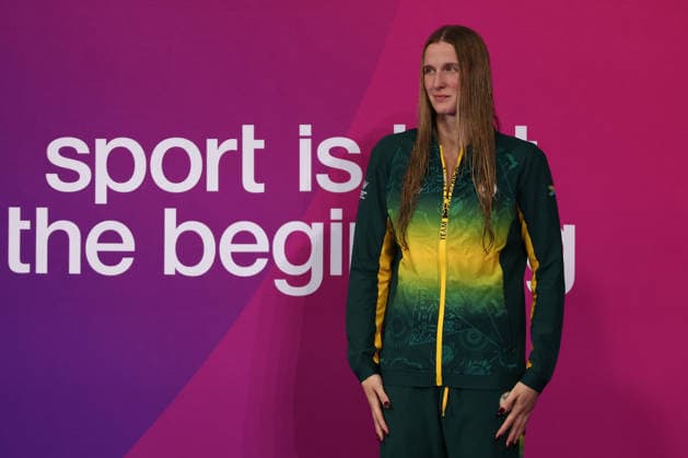 July 26, 2026, Glasgow, Scotland, Great Britain: OLIVIA NEL of South Africa poses with her bronze medal in the Swimming Women s 100m Backstroke Medal Ceremony of the Commonwealth Games Glasgow 2026 at the Tollcross International Swimming Centre in Glasgow, Scotland. Commowealth Games 2026: Swimming  - ZUMAc179 20260726_zep_c179_403 Copyright: xMickaelxChavetx