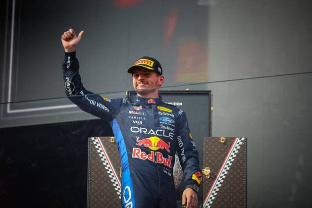 MOTORSPORTS - Formula 1 - 2026 Hungarian Grand Prix Photo by IPA ABACAPRESS.COM87030049 - 03 Max Verstappen (NED), Oracle Red Bull Racing RB22, Red Bull-Ford, during the Hungarian Grand Prix, Hungaroring, Budapest, July 23–26, 2026, 2026 Formula 1 World Championship, WM, Weltmeisterschaft Hungary Hungary  Copyright: xIPAxSport ABACAx