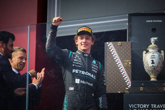 MOTORSPORTS - Formula 1 - 2026 Hungarian Grand Prix Photo by IPA ABACAPRESS.COM87030016 - 12 Andrea Kimi Antonelli (ITA), INEOS AMG Mercedes W17, during the Hungarian Grand Prix at the Hungaroring in Budapest, July 23–26, 2026, 2026 Formula 1 World Championship, WM, Weltmeisterschaft Hungary Hungary  Copyright: xIPAxSport ABACAx