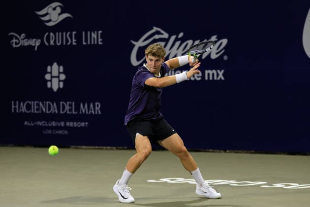 LOS CABOS TENNIS OPEN 2026 LOS CABOS TENNIS OPEN 2026 AIDAN MAYO VS ROGER PASCUAL FERRA 26072026 LOS CABOS, BAJA CALIFORNIA, MEXICO. Action photo of Roger Pascual Ferra of Spain, during qualy game of the Los Cabos Tennis Open 2026 held at the Cabo Sports Complex in Baja California, Mexico. Foto de accion de Roger Pascual Ferra de Espana, durante juego clasificatorio del Los Cabos Tennis Open 2026 celebrado en el Cabo Sports Complex de Baja California, Mexico. PHOTO BY IMAGENSHOP AGENCIA FOTOGRAFICA LOS CABOS BAJA CALIFORNIA MEXICO *** LOS CABOS TENNIS OPEN 2026 LOS CABOS TENNIS OPEN 2026 AIDAN MAYO VS ROGER PASCUAL FERRA 07 26 2026 LOS CABOS, BAJA CALIFORNIA, MEXICO Action photo of Roger Pascual Ferra of Spain during a qualifying match at the 2026 Los Cabos Tennis Open held at the Cabo Sports Complex in Baja California, Mexico Action photo of Roger Pascual Ferra of Spain, during a qualifying match at the 2026 Los Cabos Tennis Open held at the Cabo Sports Complex in Baja California, Mexico. PHOTO BY IMAGENSHOP PHOTO AGENCY LOS CABOS, BAJA CALIFORNIA, MEXICO Copyright: xIMAGENSHOPxAGENCIAxFOTOGRAFICAx