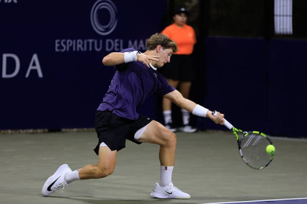 LOS CABOS TENNIS OPEN 2026 LOS CABOS TENNIS OPEN 2026 AIDAN MAYO VS ROGER PASCUAL FERRA 26072026 LOS CABOS, BAJA CALIFORNIA, MEXICO. Action photo of Roger Pascual Ferra of Spain, during qualy game of the Los Cabos Tennis Open 2026 held at the Cabo Sports Complex in Baja California, Mexico. Foto de accion de Roger Pascual Ferra de Espana, durante juego clasificatorio del Los Cabos Tennis Open 2026 celebrado en el Cabo Sports Complex de Baja California, Mexico. PHOTO BY IMAGENSHOP AGENCIA FOTOGRAFICA LOS CABOS BAJA CALIFORNIA MEXICO *** LOS CABOS TENNIS OPEN 2026 LOS CABOS TENNIS OPEN 2026 AIDAN MAYO VS ROGER PASCUAL FERRA 07 26 2026 LOS CABOS, BAJA CALIFORNIA, MEXICO Action photo of Roger Pascual Ferra of Spain during a qualifying match at the 2026 Los Cabos Tennis Open held at the Cabo Sports Complex in Baja California, Mexico Action photo of Roger Pascual Ferra of Spain, during a qualifying match at the 2026 Los Cabos Tennis Open held at the Cabo Sports Complex in Baja California, Mexico. PHOTO BY IMAGENSHOP PHOTO AGENCY LOS CABOS, BAJA CALIFORNIA, MEXICO Copyright: xIMAGENSHOPxAGENCIAxFOTOGRAFICAx