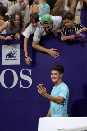 LOS CABOS TENNIS OPEN 2026 LOS CABOS TENNIS OPEN 2026 SOON WOO KWON VS EDWARD WINTER 26072026 LOS CABOS, BAJA CALIFORNIA, MEXICO. Action photo of Soon Woo Kwon of South Korea, during qualy game of the Los Cabos Tennis Open 2026 held at the Cabo Sports Complex in Baja California, Mexico. Foto de accion de Soon Woo Kwon de Corea del Sur, durante juego clasificatorio del Los Cabos Tennis Open 2026 celebrado en el Cabo Sports Complex de Baja California, Mexico. PHOTO BY IMAGENSHOP AGENCIA FOTOGRAFICA LOS CABOS BAJA CALIFORNIA MEXICO *** LOS CABOS TENNIS OPEN 2026 LOS CABOS TENNIS OPEN 2026 SOON WOO KWON VS EDWARD WINTER 07 26 2026 LOS CABOS, BAJA CALIFORNIA, MEXICO Action photo of Soon Woo Kwon of South Korea during a qualifying match at the 2026 Los Cabos Tennis Open held at the Cabo Sports Complex in Baja California, Mexico Action photo of Soon Woo Kwon of South Korea, during a qualifying match at the 2026 Los Cabos Tennis Open held at the Cabo Sports Complex in Baja California, Mexico PHOTO BY IMAGENSHOP PHOTO AGENCY LOS CABOS BAJA CALIFORNIA MEXICO Copyright: xIMAGENSHOPxAGENCIAxFOTOGRAFICAx