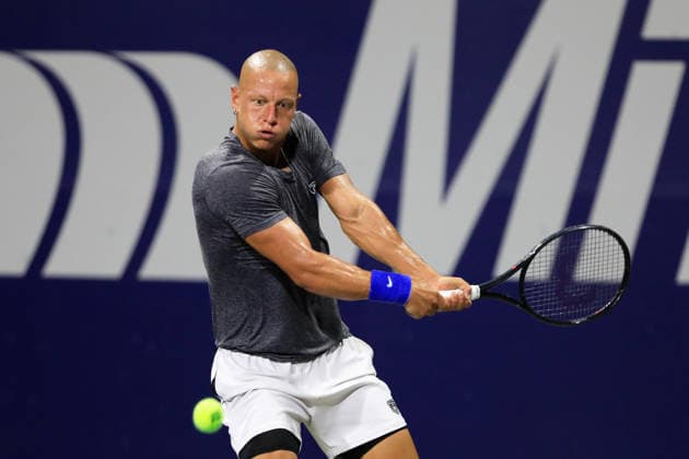 LOS CABOS TENNIS OPEN 2026 LOS CABOS TENNIS OPEN 2026 AIDAN MAYO VS ROGER PASCUAL FERRA 26072026 LOS CABOS, BAJA CALIFORNIA, MEXICO. Action photo of Aidan Mayo of the United States, during qualy game of the Los Cabos Tennis Open 2026 held at the Cabo Sports Complex in Baja California, Mexico. Foto de accion de Aidan Mayo de Estados Unidos, durante juego clasificatorio del Los Cabos Tennis Open 2026 celebrado en el Cabo Sports Complex de Baja California, Mexico. PHOTO BY IMAGENSHOP AGENCIA FOTOGRAFICA LOS CABOS BAJA CALIFORNIA MEXICO *** LOS CABOS TENNIS OPEN 2026 LOS CABOS TENNIS OPEN 2026 AIDAN MAYO VS ROGER PASCUAL FERRA 07 26 2026 LOS CABOS, BAJA CALIFORNIA, MEXICO Action photo of Aidan Mayo of the United States during a qualifying match at the 2026 Los Cabos Tennis Open held at the Cabo Sports Complex in Baja California, Mexico Action photo of Aidan Mayo of the United States, during a qualifying match at the 2026 Los Cabos Tennis Open held at the Cabo Sports Complex in Baja California, Mexico. PHOTO BY IMAGENSHOP PHOTO AGENCY LOS CABOS, BAJA CALIFORNIA, MEXICO Copyright: xIMAGENSHOPxAGENCIAxFOTOGRAFICAx