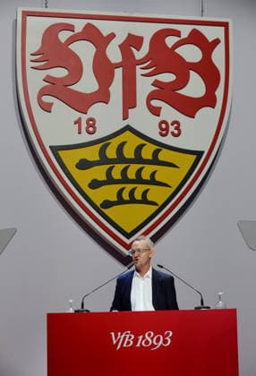 Stuttgart , VfB Stuttgart Mitgliederversammlung 2026 , Alexander Wehrle *** Stuttgart, VfB Stuttgart 2026 General Meeting, Alexander Wehrle