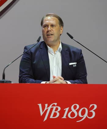 Stuttgart , VfB Stuttgart Mitgliederversammlung 2026 , Stefan Jung *** Stuttgart, VfB Stuttgart 2026 General Meeting, Stefan Jung