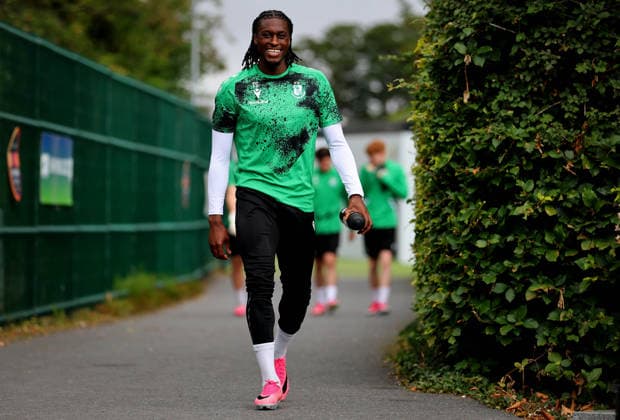 Shamrock Rovers press conference, PK, Pressekonferenz & Squad Training, Roadstone, Dublin 27 7 2026 Tunmise Sobowale Tunmise Sobowale 27 7 2026  Copyright: xx RB2_4421