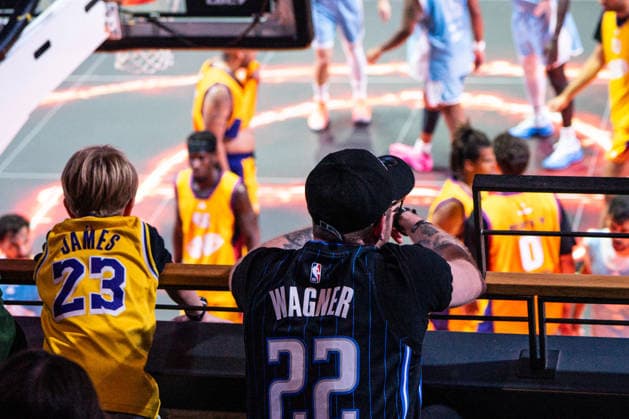 Fans 26.07.2026, LGCY, Basketball, Uber East Halle, Berlin *** Fans, July 26, 2026, LGCY, Basketball, Uber East Halle, Berlin Copyright: HMBxMedia xFinnxWeidmann