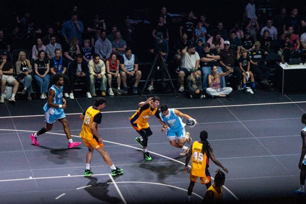 Spielszenen 26.07.2026, LGCY, Basketball, Uber East Halle, Berlin *** Game Highlights, July 26, 2026, LGCY, Basketball, Uber East Halle, Berlin Copyright: HMBxMedia xFinnxWeidmann