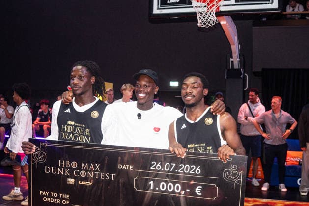 Dennis Schröder 26.07.2026, LGCY, Basketball, Uber East Halle, Berlin *** Dennis Schröder, July 26, 2026, LGCY, Basketball, Uber East Halle, Berlin Copyright: HMBxMedia xFinnxWeidmann