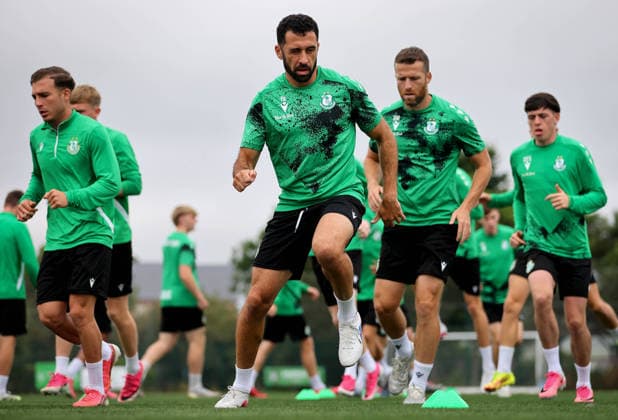 Shamrock Rovers press conference, PK, Pressekonferenz & Squad Training, Roadstone, Dublin 27 7 2026 Pico Lopes Pico Lopes 27 7 2026  Copyright: xx RB2_5299