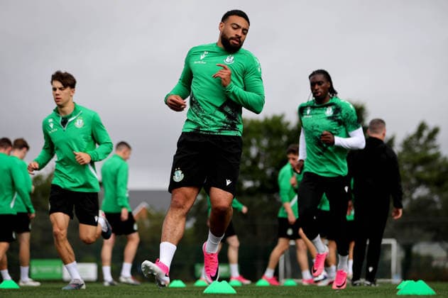 Shamrock Rovers press conference, PK, Pressekonferenz & Squad Training, Roadstone, Dublin 27 7 2026 Jake Mulraney Jake Mulraney 27 7 2026  Copyright: xx RB2_5568